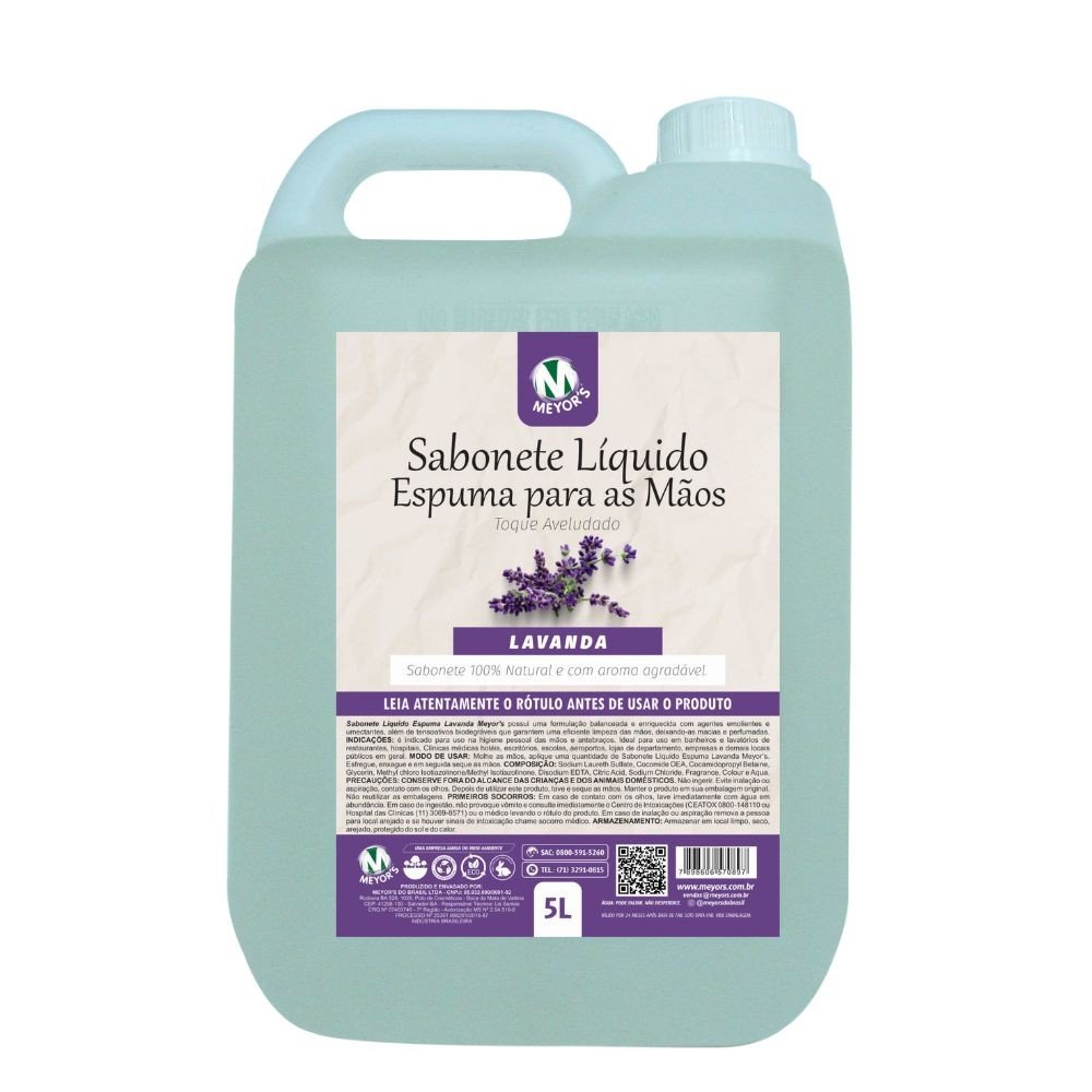 Sabonete Líquido Espuma 5L Meyors 