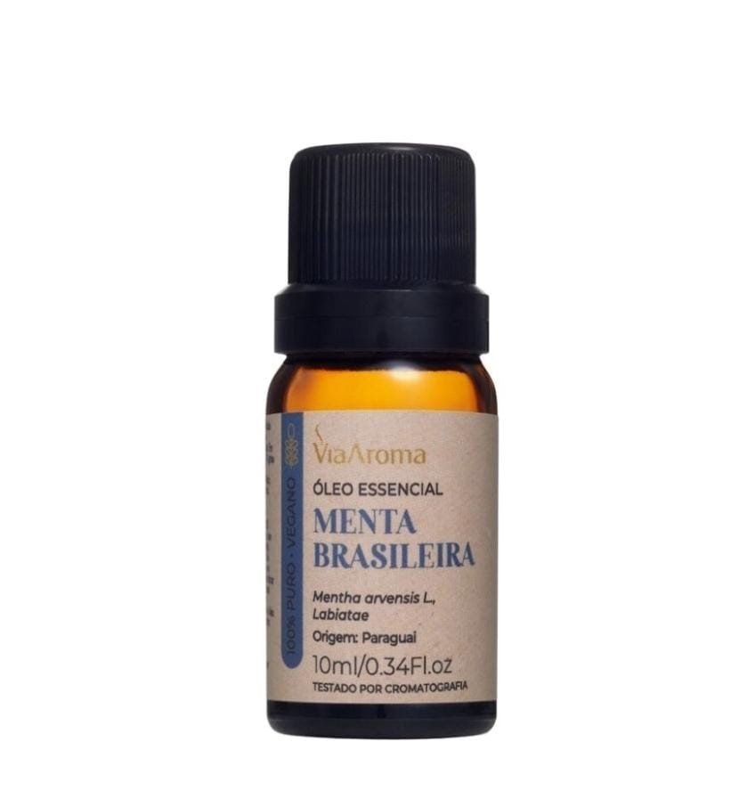 Óleo Essencial Menta Brasileira 10ml Via Aroma