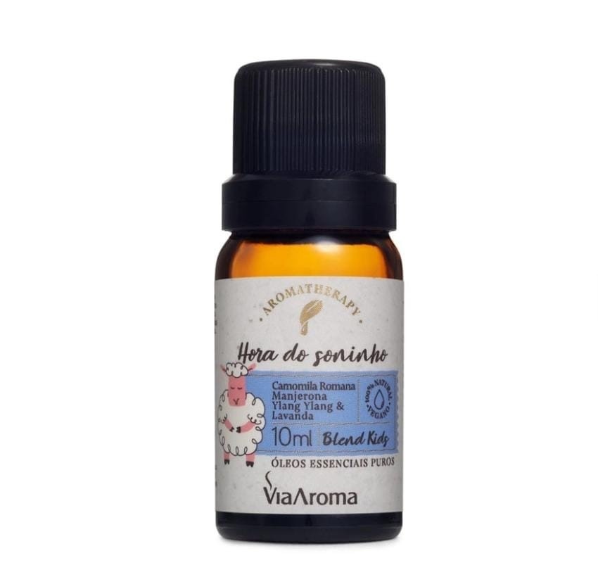Blend de Óleos Essencias Kids Hora do Soninho 10ml Via Aroma