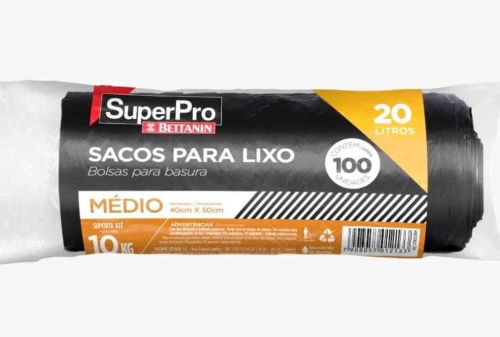 Saco para Lixo 20L Super Pro