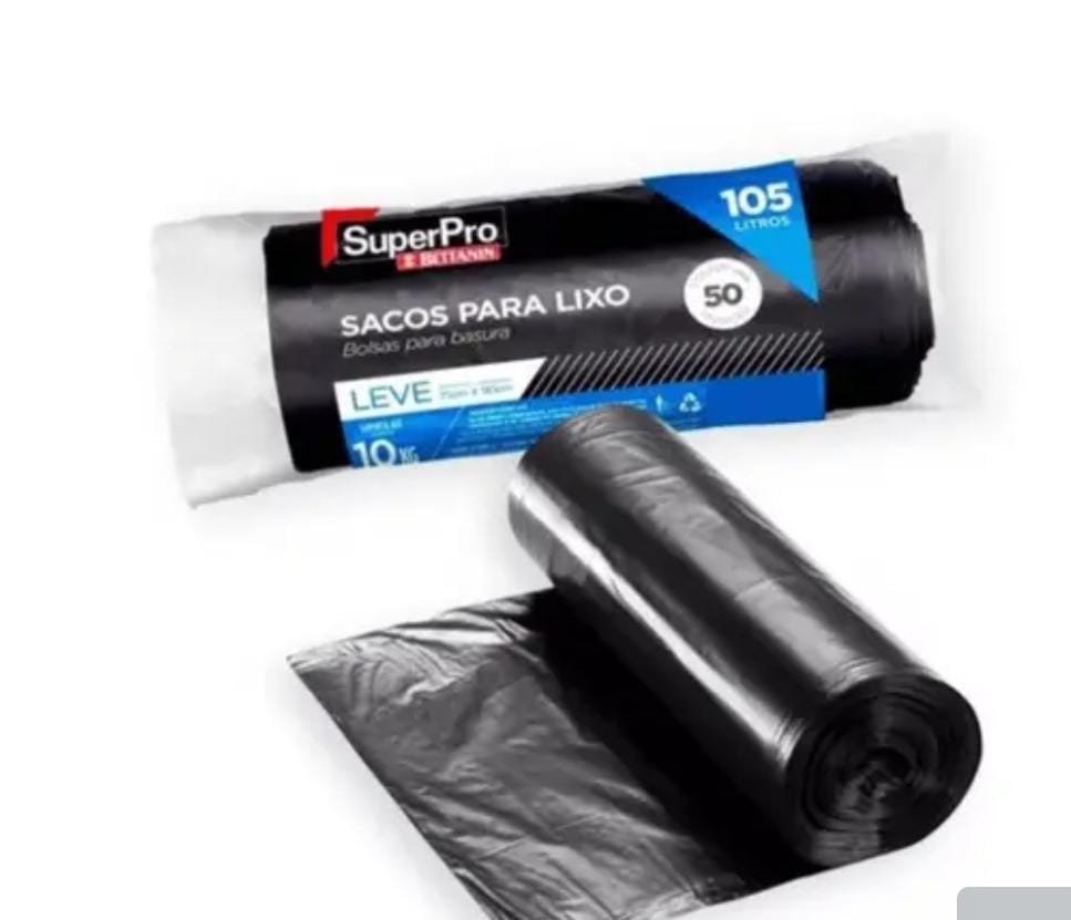 Saco para Lixo 105L Leve Superpro