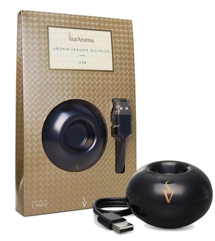 Aromatizador USB Black Via Aroma
