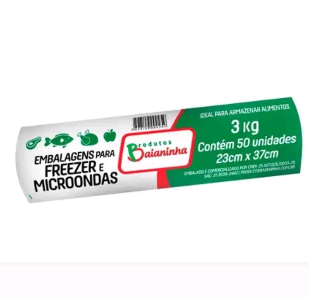 Saco para congelamento 3 KG