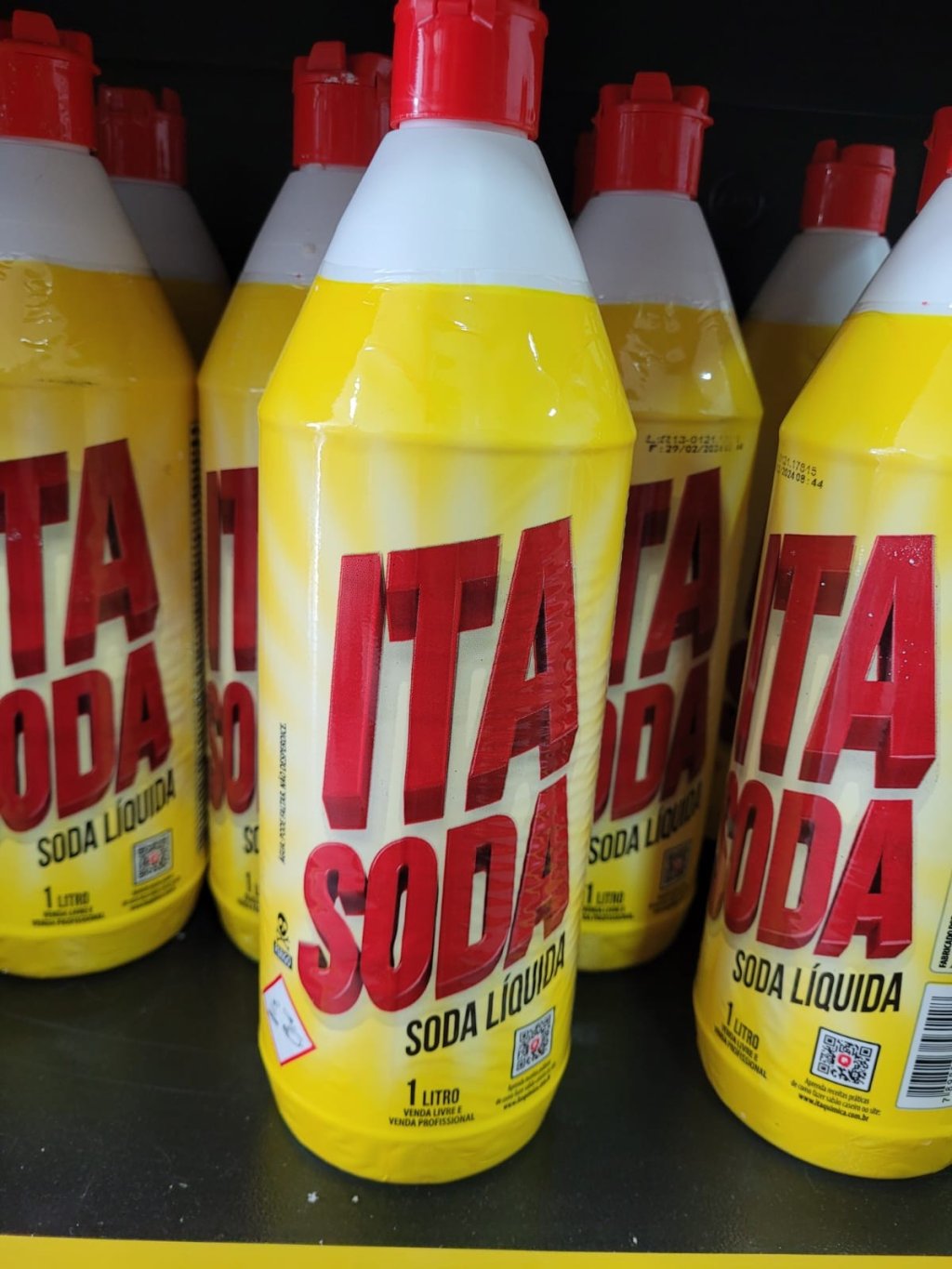 Soda Caústica Liquida 1L