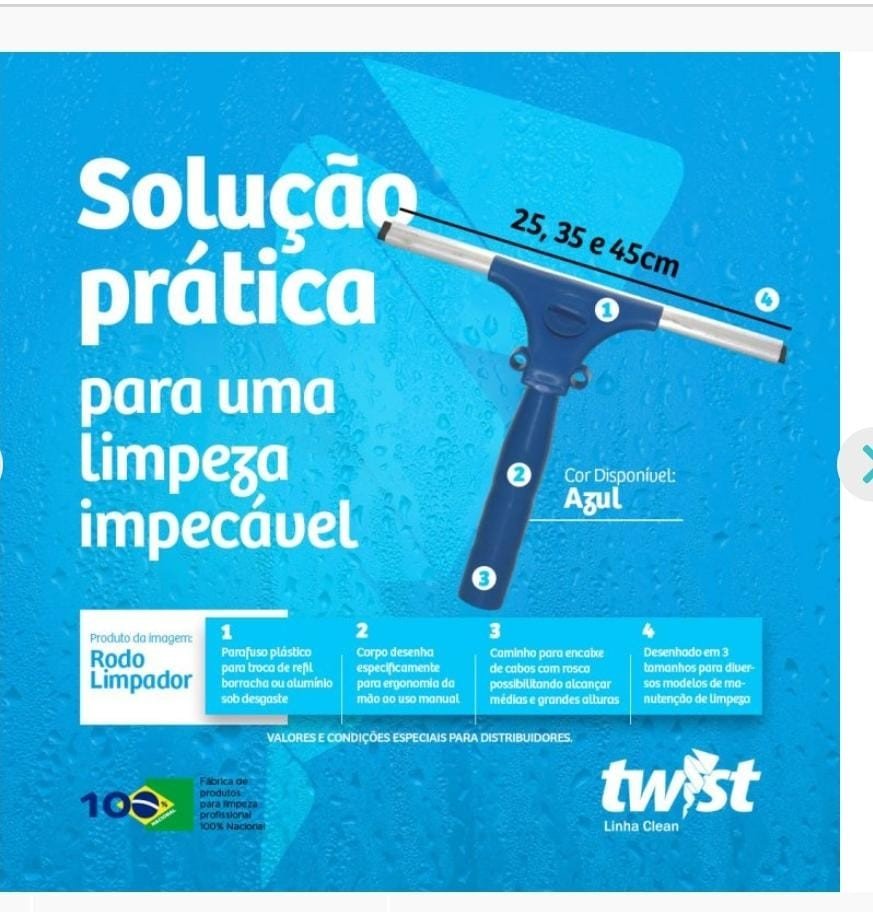 Rodo Limpador 25 cm