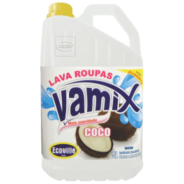 Lava Roupas Liquido Coco Ecoville 5L