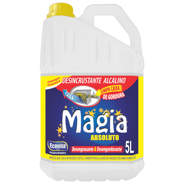 Magia Desengraxante Alcalino 5L