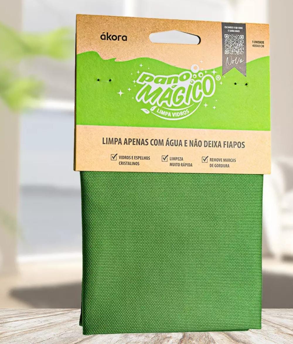 Pano Mágico- Limpa vidros Akora