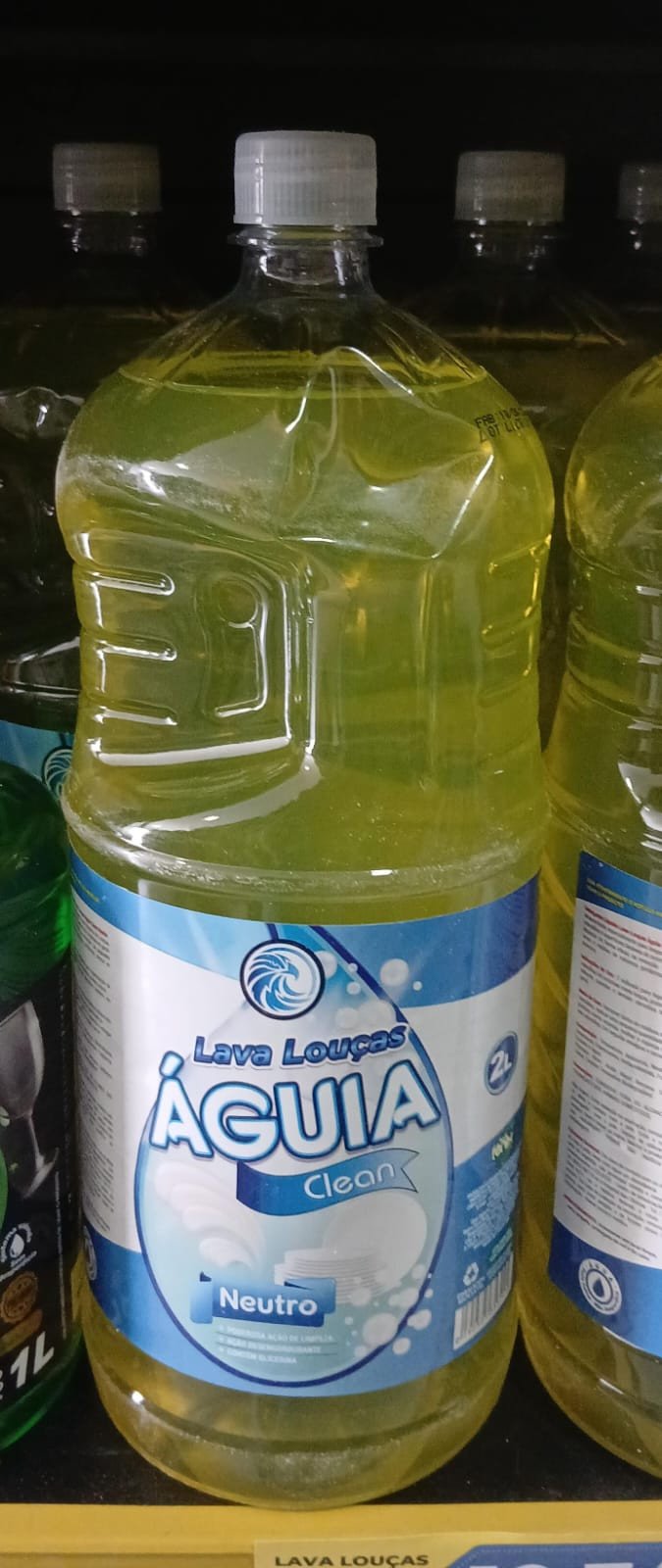 Detergente Lava Louças 2L Águia Neutro