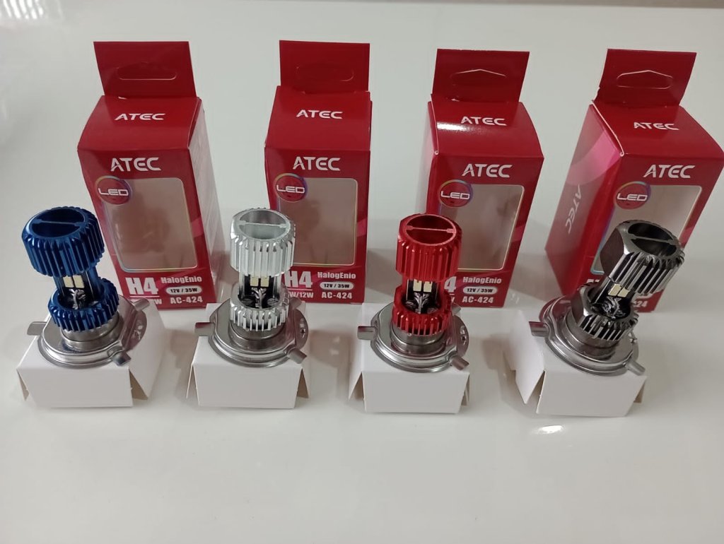 * LAMPADA LED H4 / PISCA ATEC