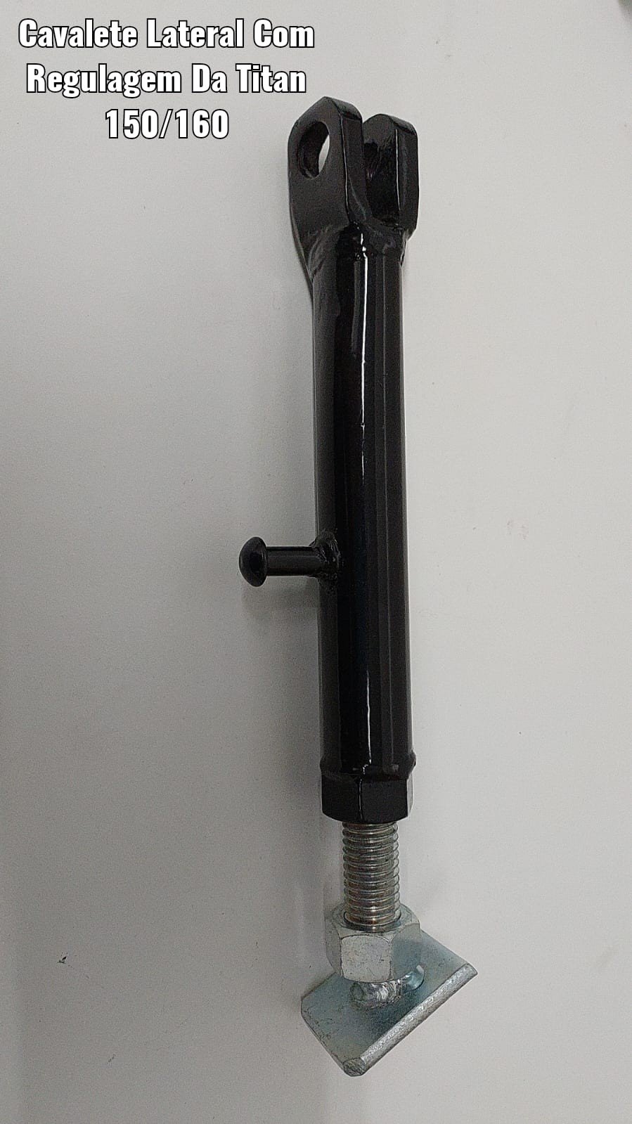 CAVALETE LATERAL TITAN 125/150/160 COM REGULAGEM