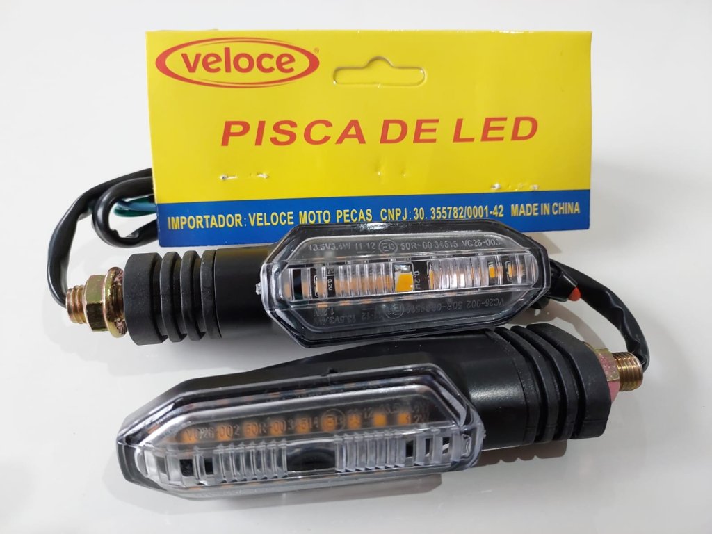 PISCA LED MODELO TWISTER NOVO SEQUENCIAL ROSCA UNIVERSAL (VELOCE)
