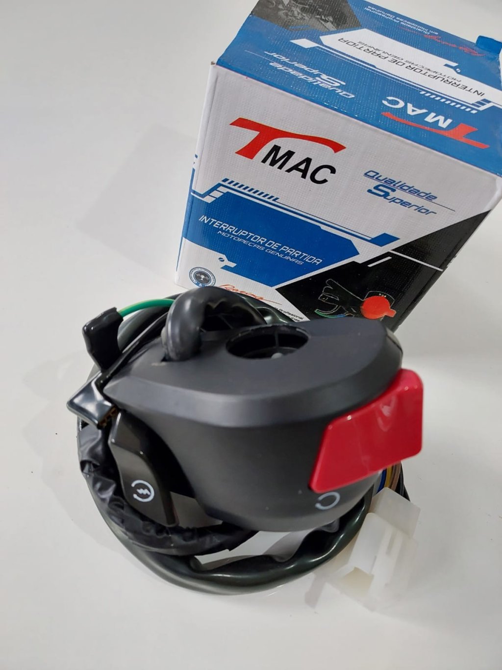 INTERRUPTOR DE PARTIDA XRE 300 16/18 - PINO FEMEA (PARTIDA E EMERGENCIA/ TART STOP)