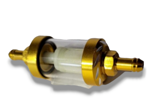*FILTRO DE ÓLEO/GASOLINA DOURADO RR RACING