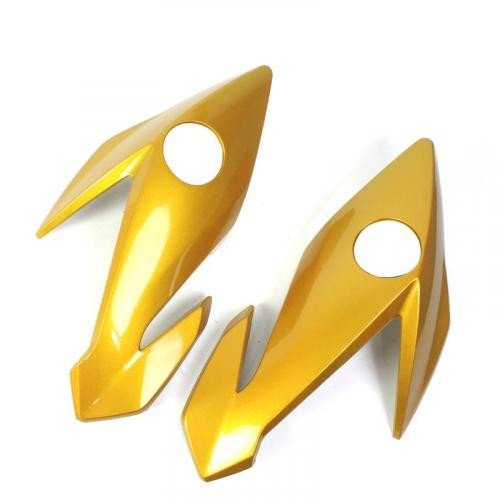 CARENAGEM LAT. DO FAROL COMP. TITAN 160 2022 AMARELO CAJU PEROLIZADO