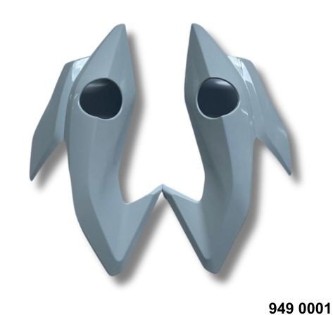 CARENAGEM LAT. DO FAROL COMP. TITAN 160 2016 E 2017 EX BRANCO