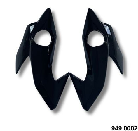 CARENAGEM LAT. DO FAROL COMP. TITAN 160 2016 A 2018 EX PRETO