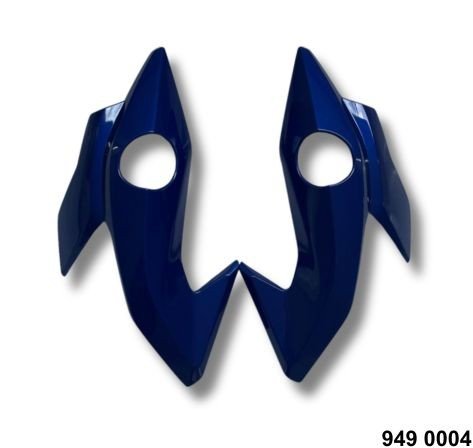 CARENAGEM LAT. DO FAROL COMP. TITAN 160 2018/20 EX AZUL PEROLIZADO