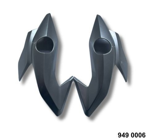 CARENAGEM LAT. DO FAROL COMP. TITAN 160 2018/20 EX AZUL PEROLIZADO