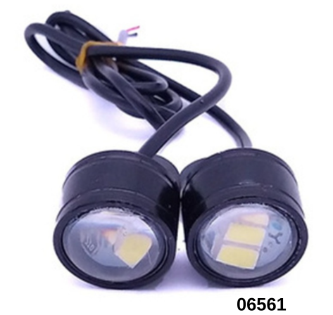 FAROL DE MILHA STRONG (RETROVISOR) BRANCO