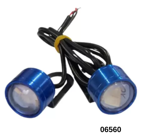 FAROL DE MILHA STRONG (RETROVISOR) AZUL