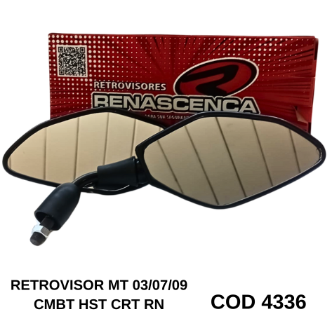 RETROVISOR XRE 300MOD NOVO 19/23 H LONGAS/AD RN