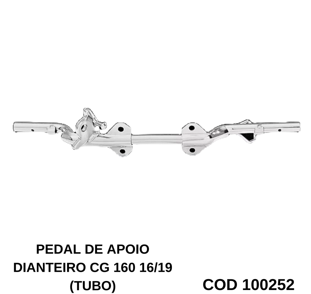 PEDAL DE APOIO DIANTEIRO CG 160 16/19 (TUBO)