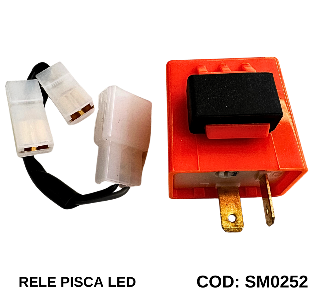 RELE DE PISCA LED UNIVERSAL (2 PINOS) COM REGULADOR