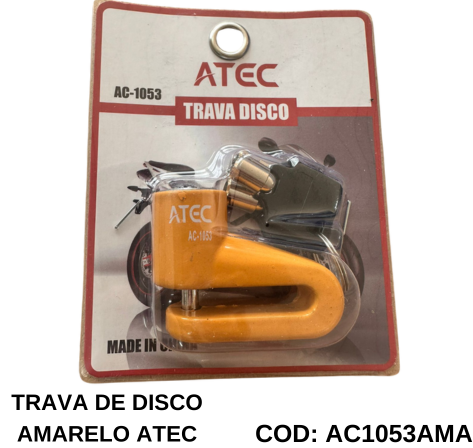 TRAVA DE DISCO AMARELO ATEC