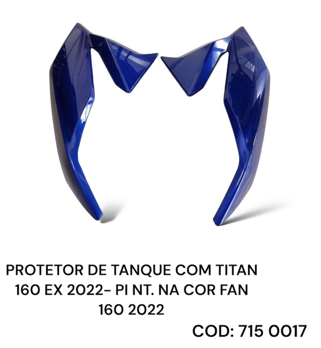 PROTETOR DE TANQUE COM TITAN 160 EX 2022- PI NT. NA COR FAN 160 2022