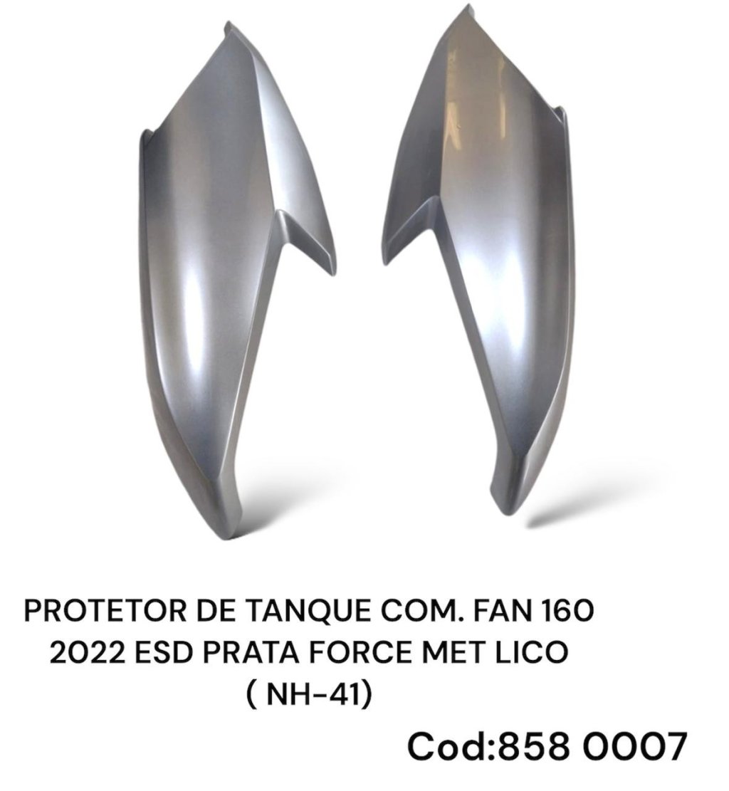 PROTETOR DE TANQUE COM. FAN 160 2022 ESD PRATA FORCE MET LICO ( NH-41)