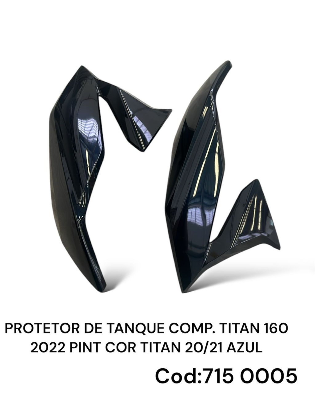 PROTETOR DE TANQUE COMP. TITAN 160 2022 PINT COR TITAN 20/21 AZUL
