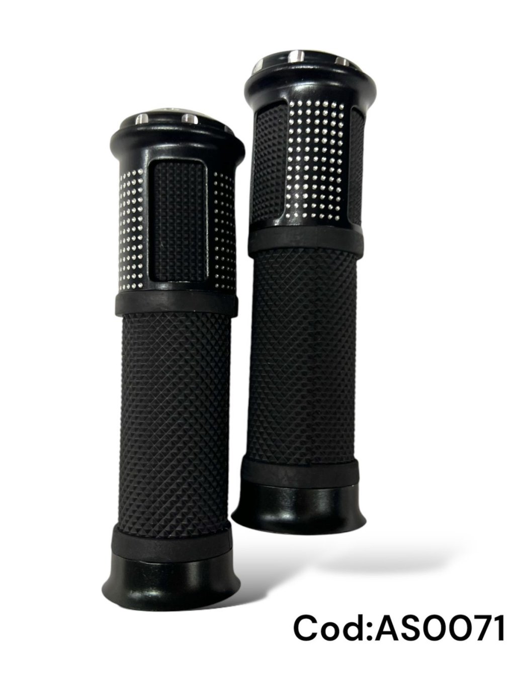 MANOPLA ALUMINIO PRETO PAR DIAMOND (ATROX)