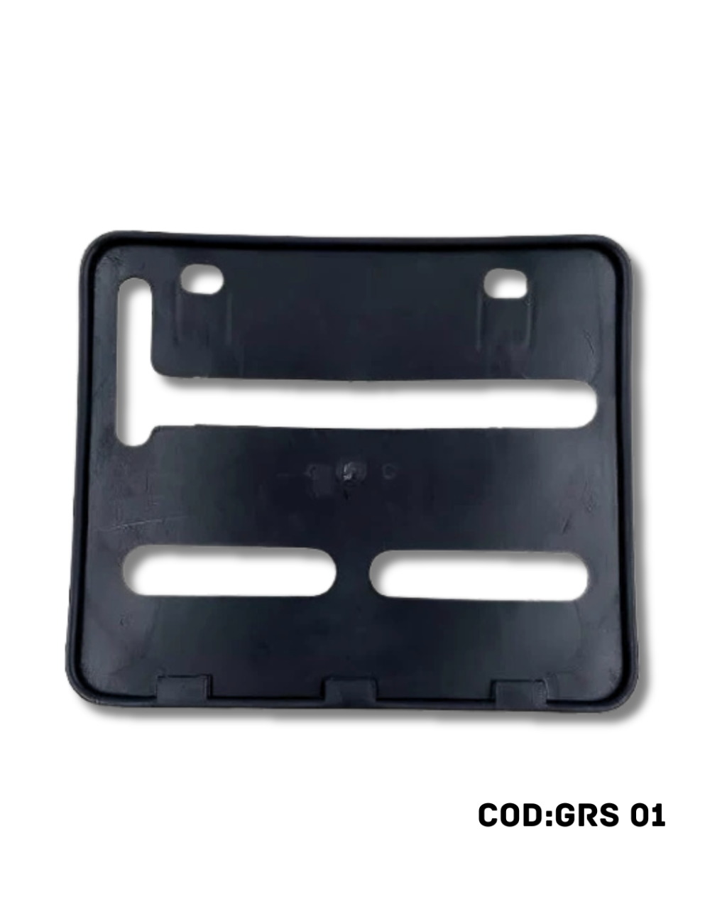 SUPORTE PLACA PLÁSTICO ( VAZADO )