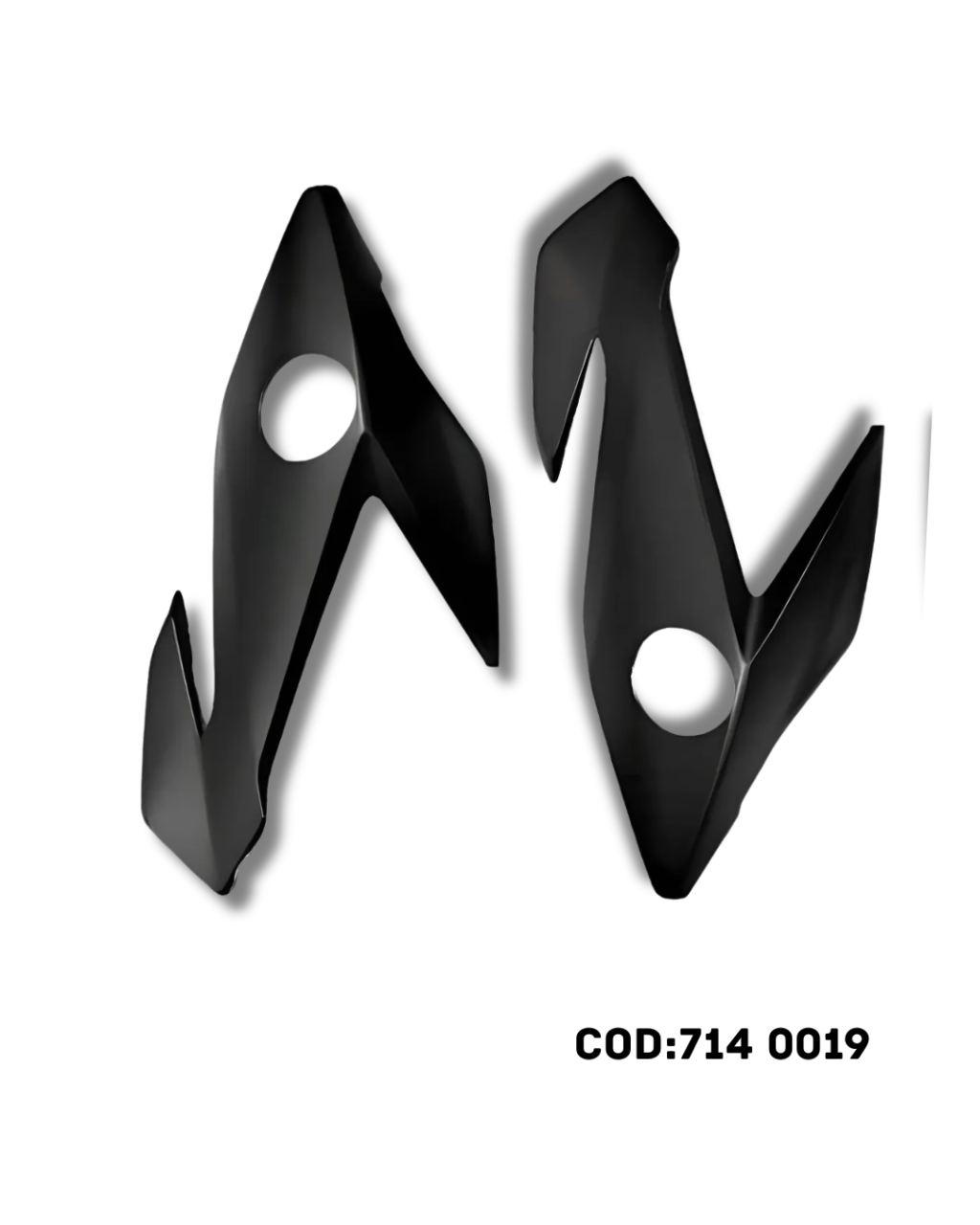 CARENAGEM/ BANANINHA DO FAROL TITAN 160 24 CINZA FOSCO METALICO