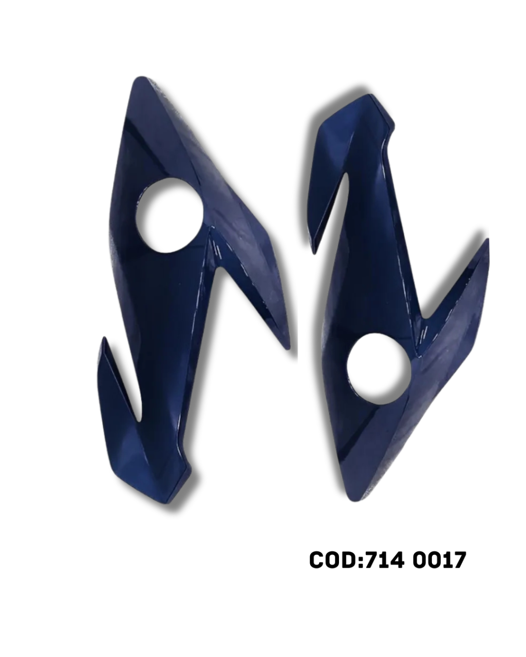 CARENAGEM/ BANANINHA DO FAROL TITAN 160 24 AZUL PEROLIZADO