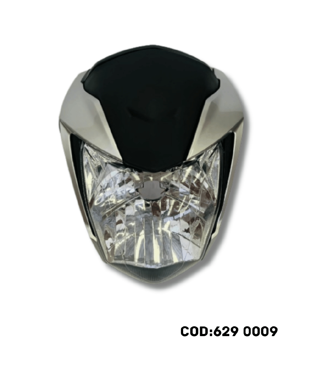 FAROL COMPL. C/CAREN.FRONTAL/LATERAIS E INTERNA COM BLOCO PRATA METÁLICO ED. ESP. PINT. NA COR TITAN 160 2019 TITAN 160