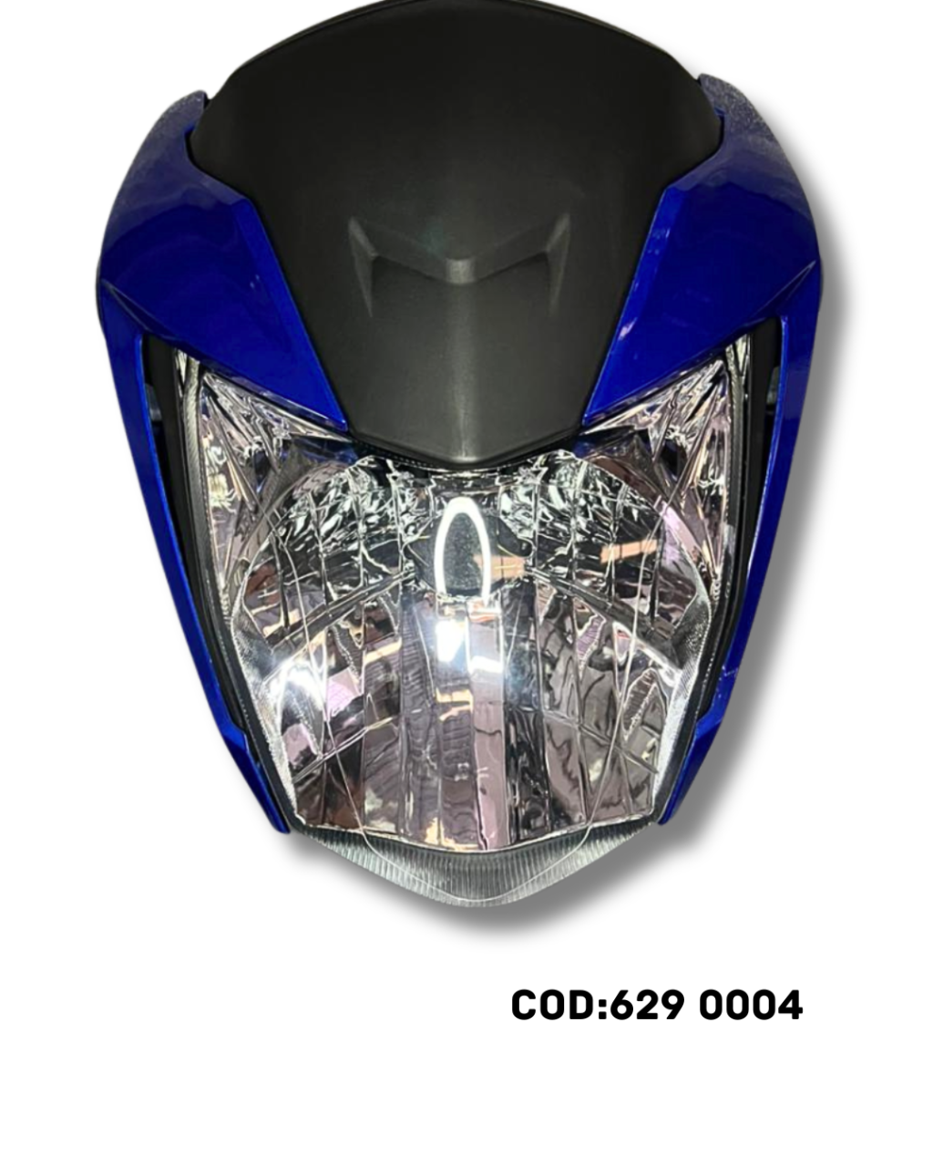 FAROL COMPL. C/CAREN.FRONTAL/LATERAIS E INTERNA COM BLOCO AZUL PINT. NA COR TITAN 160 18 A 21 TITAN 160 2022
