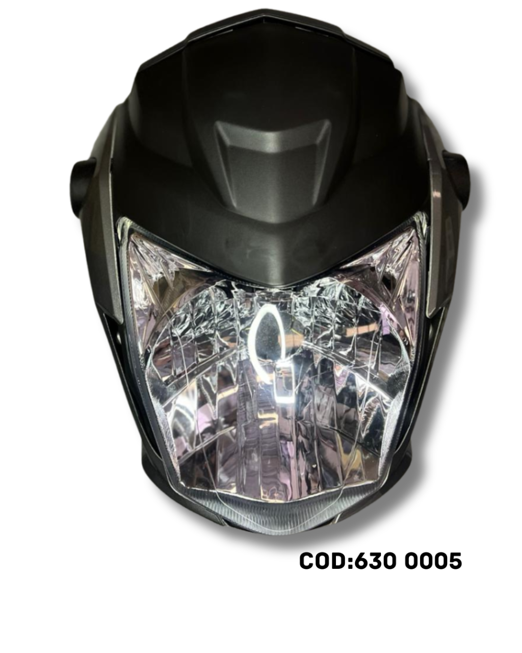 FAROL COMPL. C/CAREN.FRONTAL/LATERAIS E INTERNA COM BLOCO PRATA METÁLICO 2023 FAN 160