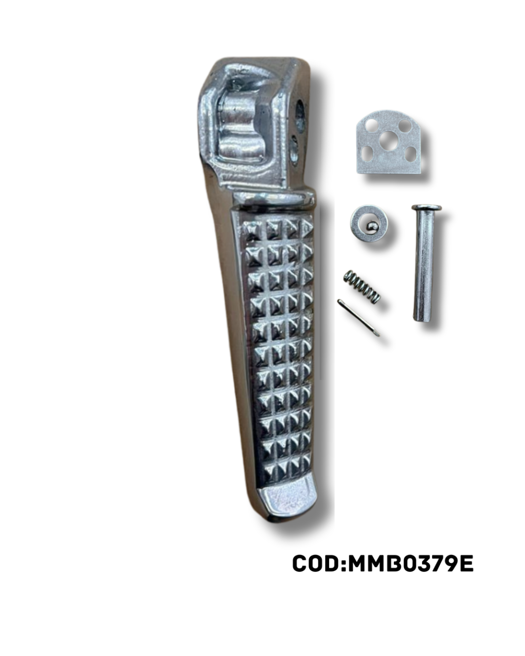 PEDALEIRA TRASEIRA  ADAPTAVEL TITAN 160 /24 - LADO ESQUERDO