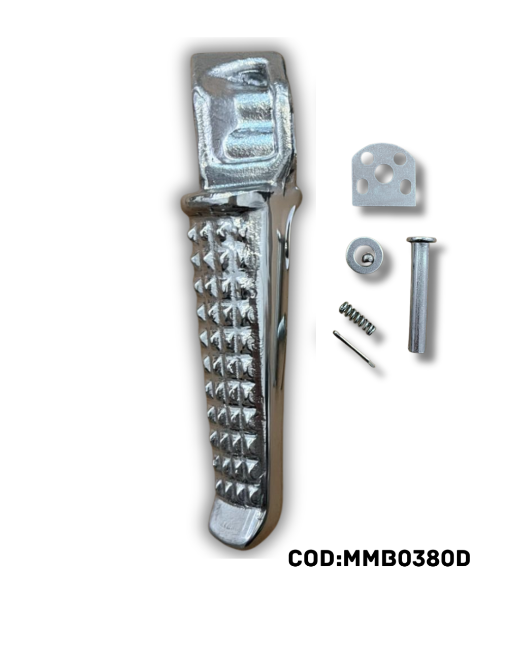 PEDALEIRA TRASEIRA  TITAN 160 25/ ADAPTAVEL  /24 - LADO DIREITO