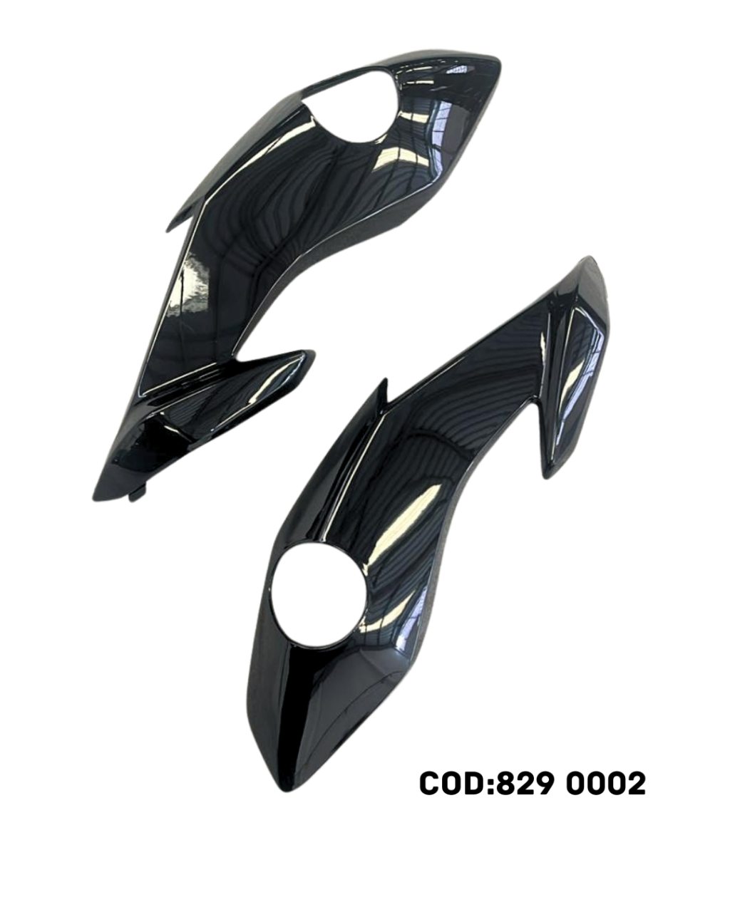 CARENAGEM/ BANANINHA DO FAROL FAN 160 22 ESD PRETO