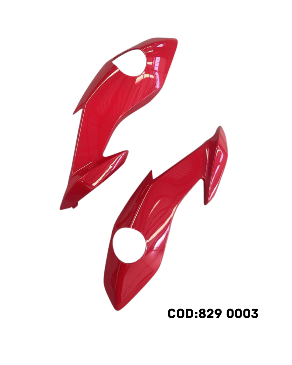 CARENAGEM/ BANANINHA DO FAROL FAN 160 2022 ESD VERMELHO PEROLIZADO