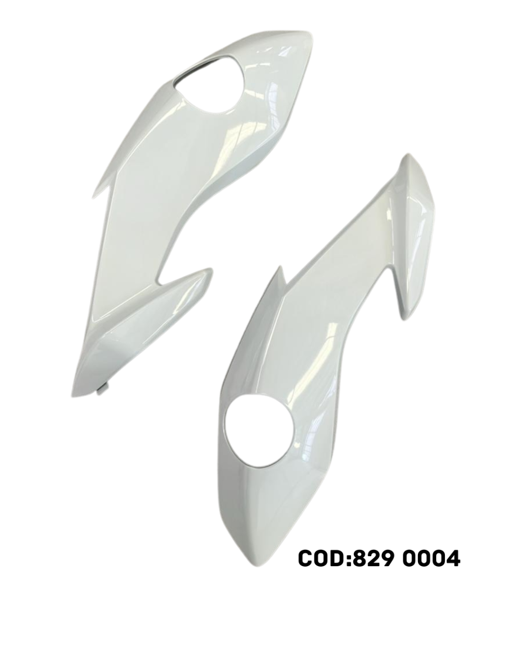 CARENAGEM/ BANANINHA DO FAROL FAN 160 2022 ESD BRANCO