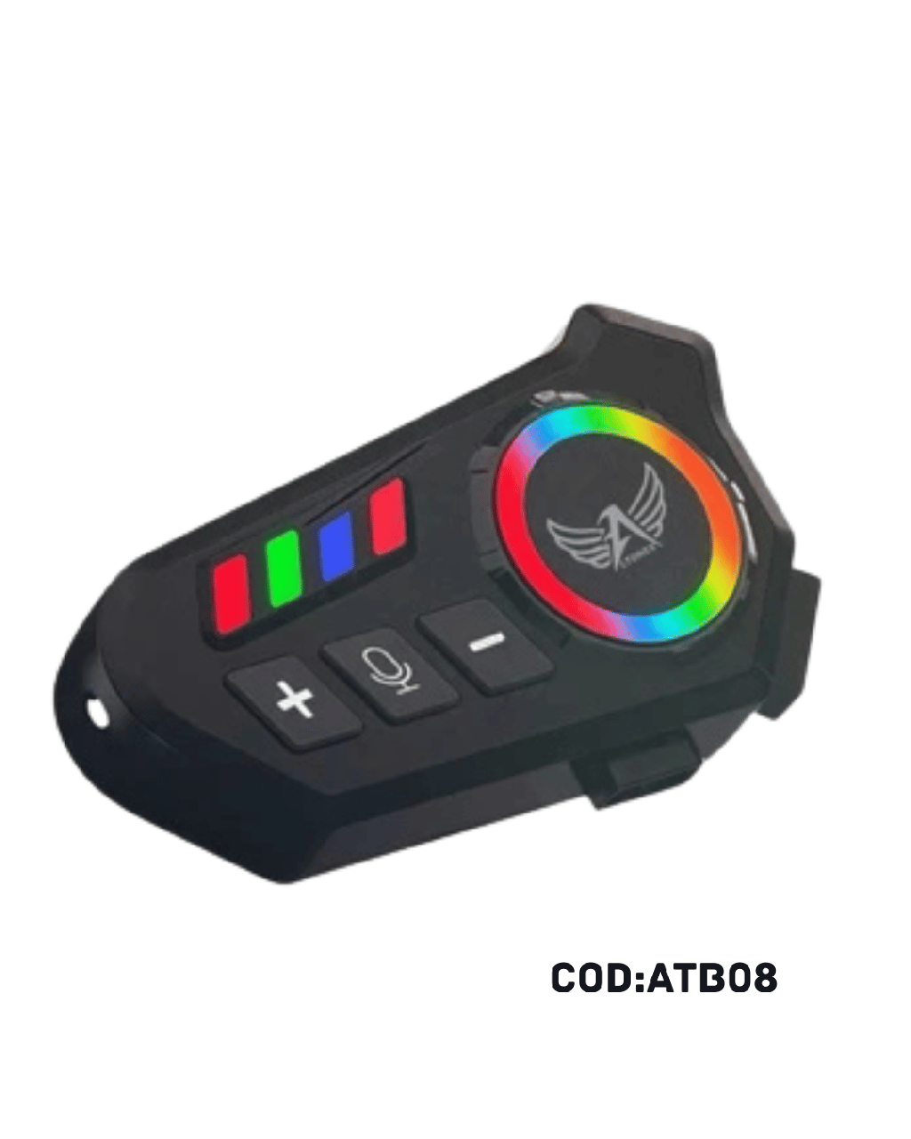 FONE CAPACETE PARA MOTO A PROVA D'ÁGUA PRETO