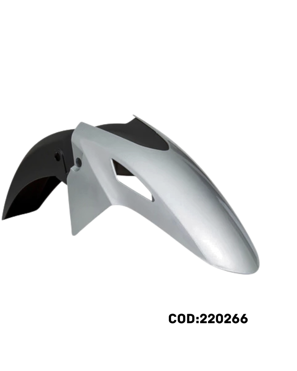 KIT PARALAMA DIANTEIRO COMPLETO TITAN/ FAN/ START 160 25/  PRATA FORCE