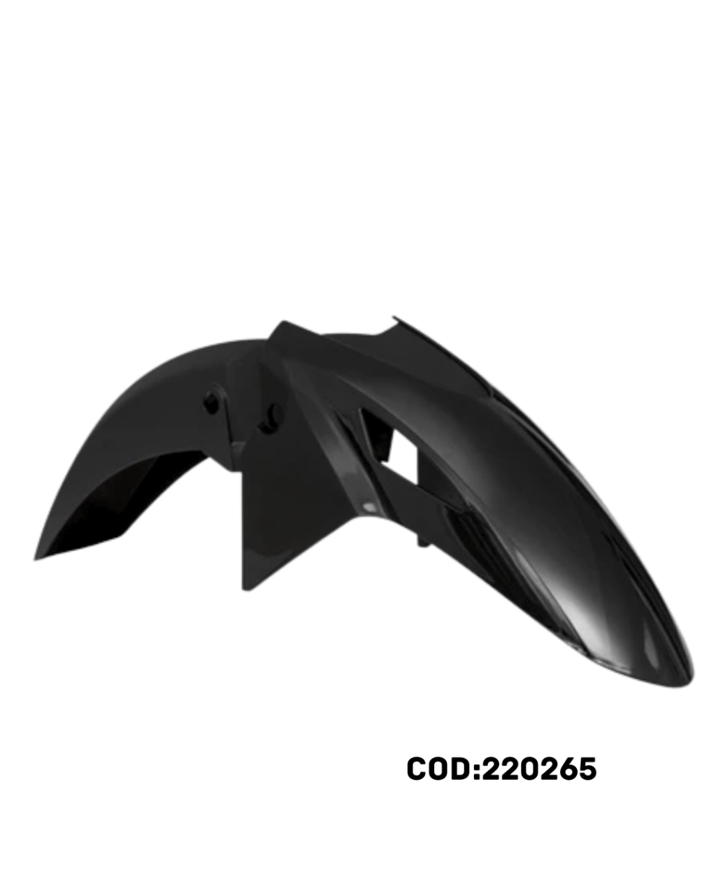 KIT PARALAMA DIANTEIRO COMPLETO TITAN/ FAN/ START 160 25/ PRETO BRILHANTE