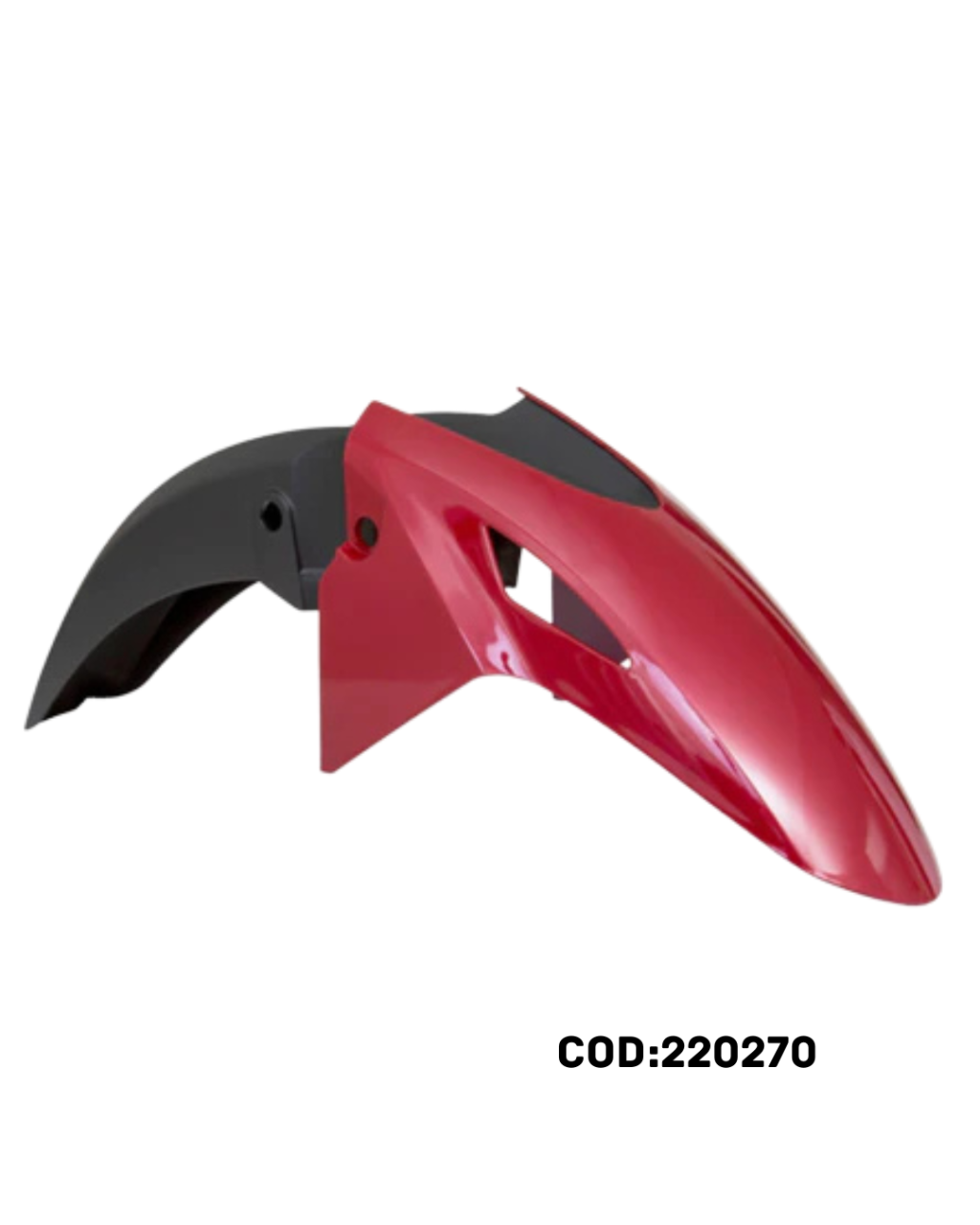 KIT PARALAMA DIANTEIRO COMPLETO TITAN/ FAN/ START 160 25/ VERMELHO PIMENTA