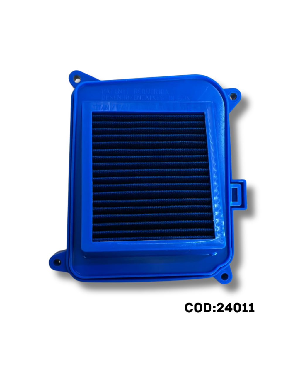 KIT FILTRO DE AR ESPORTIVO LAVÁVEL TITAN/FAN/ START 125/150/160 14/25  AZUL - AZUL
