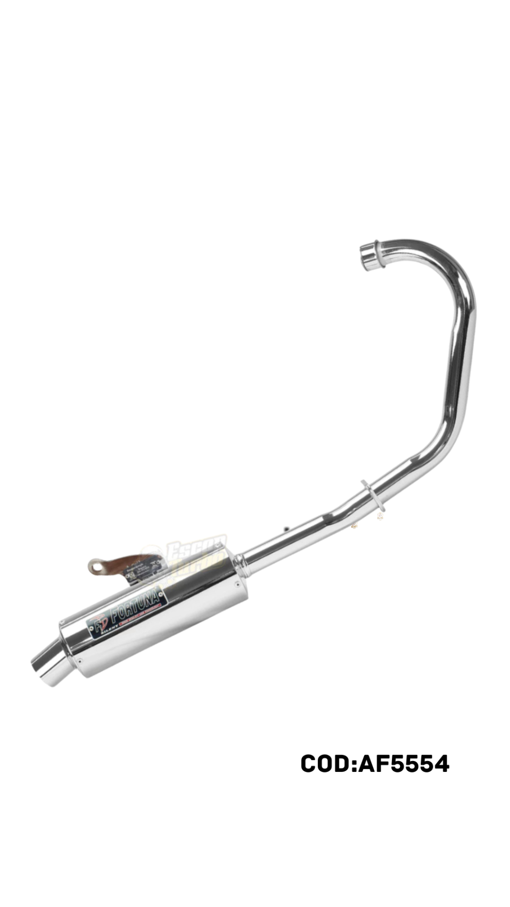 ESCAPAMENTO CG TITAN 160/FAN 160/START 160 F1 MINI TURBO CURVA